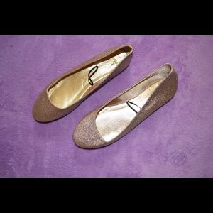 H&M Gold Ballet Flats